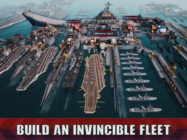 Battle Warship: Naval Empire, game for IOS