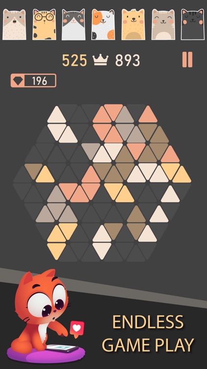 Trigon : Triangle Block Puzzle screenshot-3