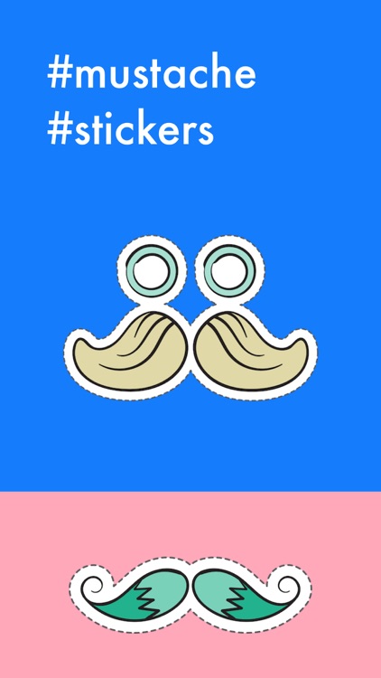 Mustache Stickers Pro