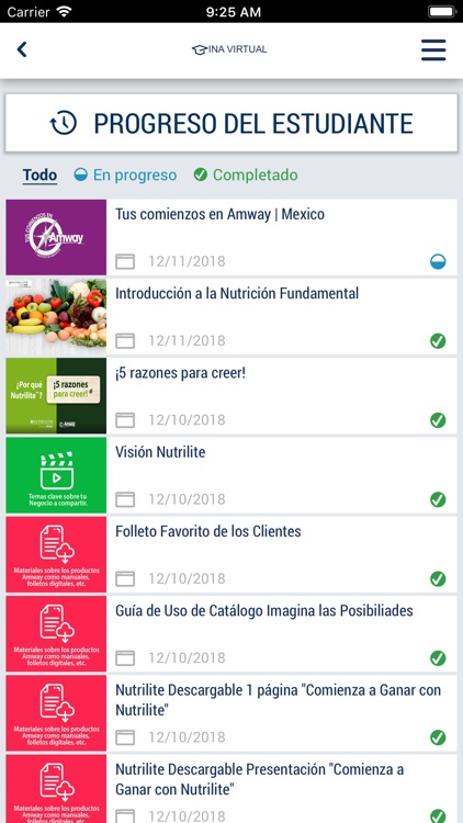 INA Virtual LMS screenshot-3