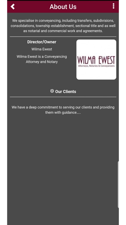 Wilma Ewest Attorneys