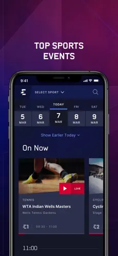 Screenshot 3 Eurosport Player iphone