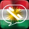 Peyamber Messenger with Kurdish Language and Kurdistan Flag Emoji and Stickers