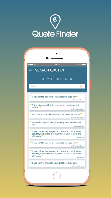 How to cancel & delete Quote Finder for Best Quotes from iphone & ipad 3