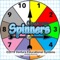 Classroom Spinners is a collection of spinners specifically designed for educators