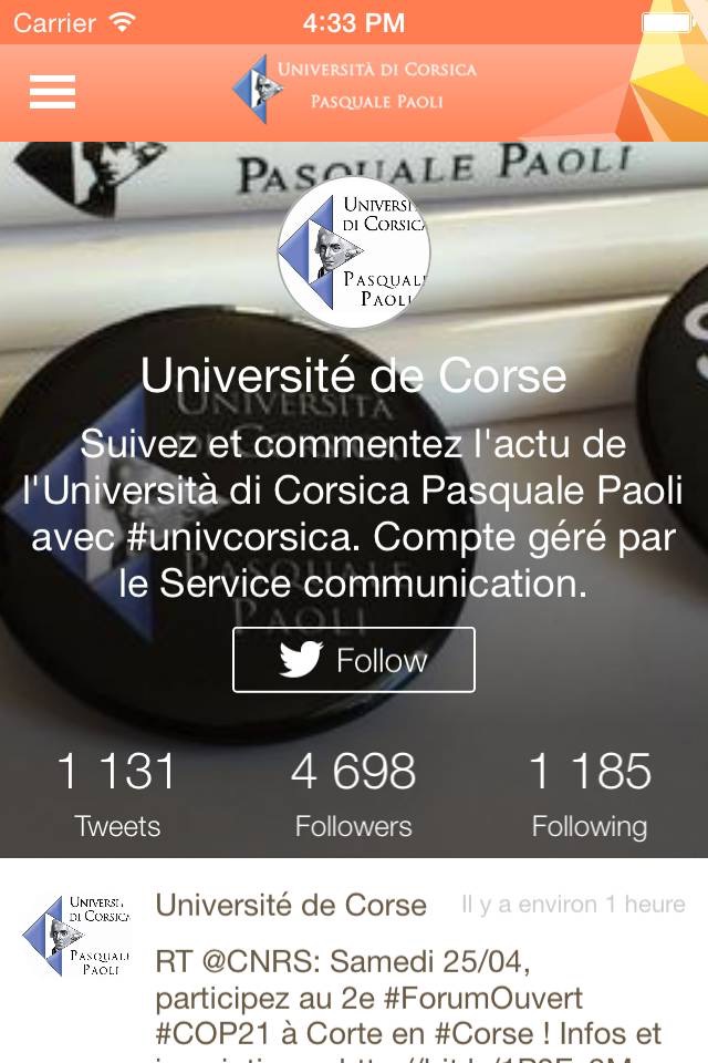 Università di Corsica screenshot 3