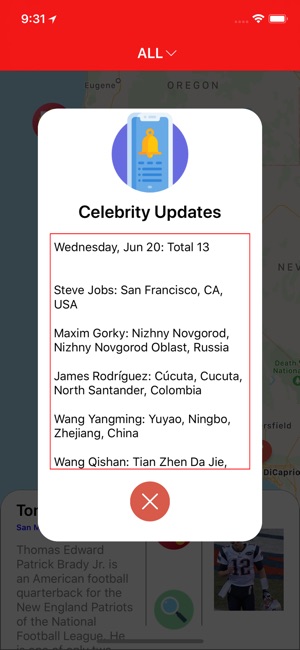 Celebrity Map - Hometown(圖2)-速報App