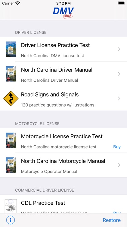 North Carolina DMV Test Prep