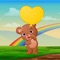 Quickly rotate the bears to catch arrow of the same color heart