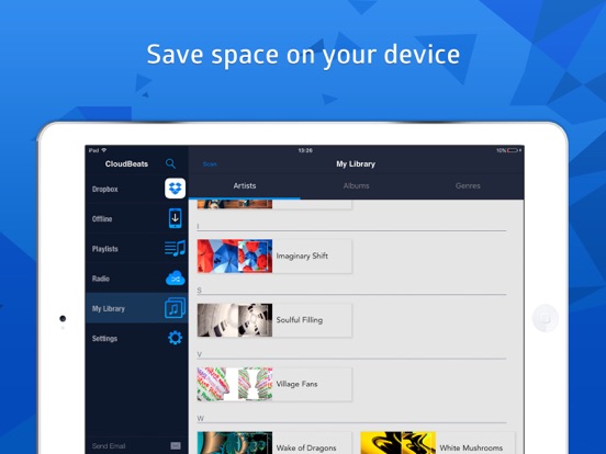 CloudBeats Offline Music Ipad images