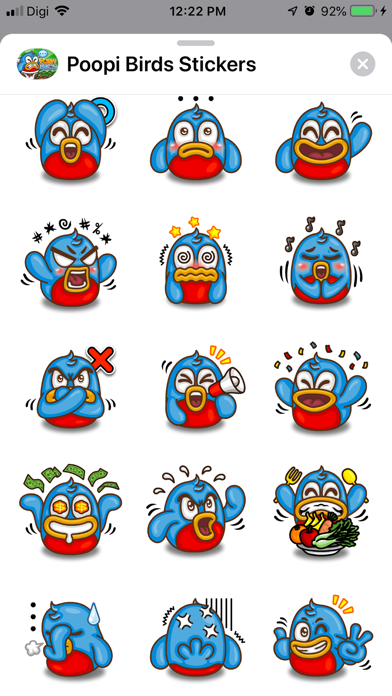 How to cancel & delete Poopi Birds Stickers from iphone & ipad 2