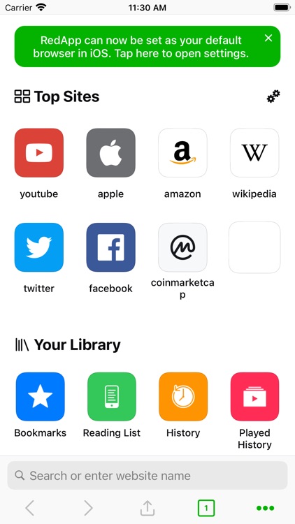 RedApp Web Browser
