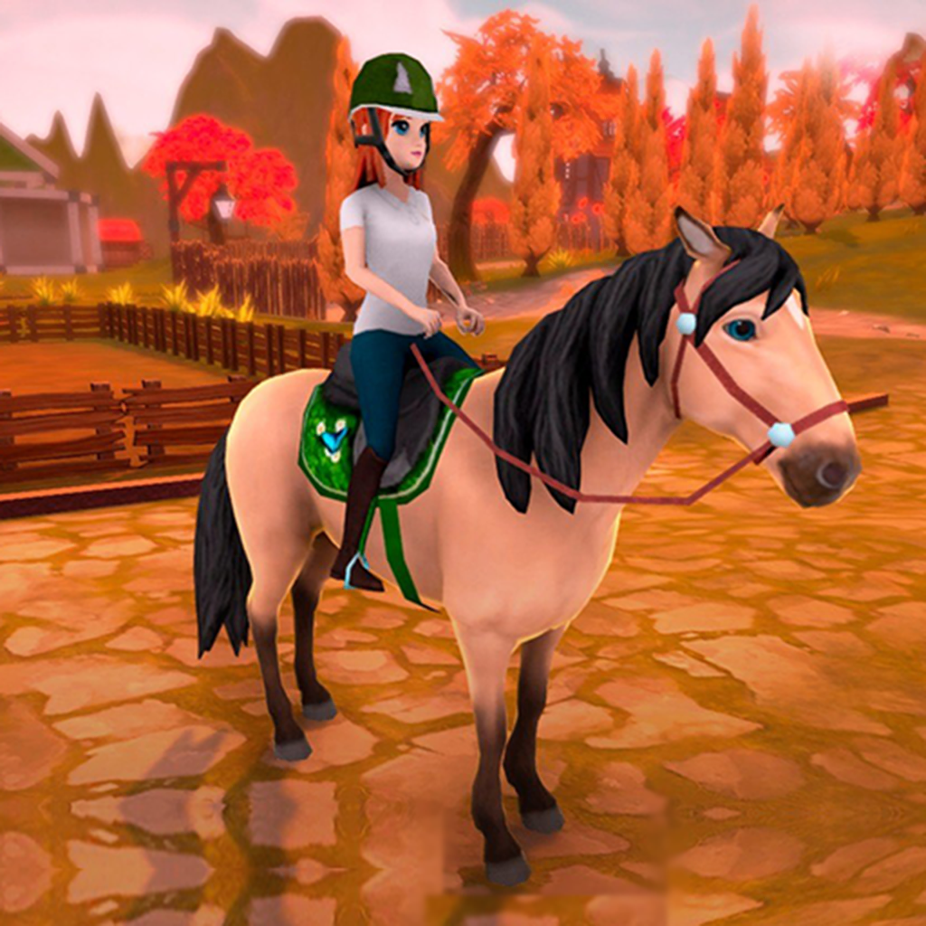 Clydesdale World - Lets Play Roblox Horse Heart Online Horses Game Play  Video 