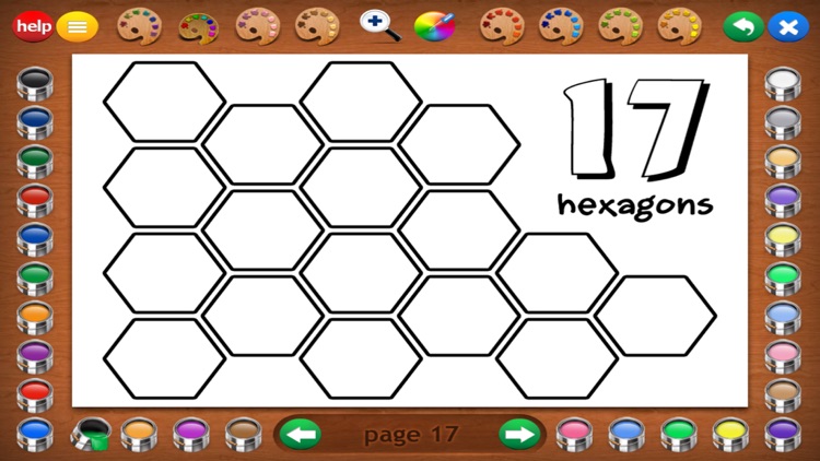 Counting Shapes Coloring Book