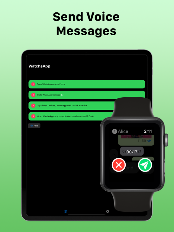 WatchsApp - Chat for Watch screenshot 2