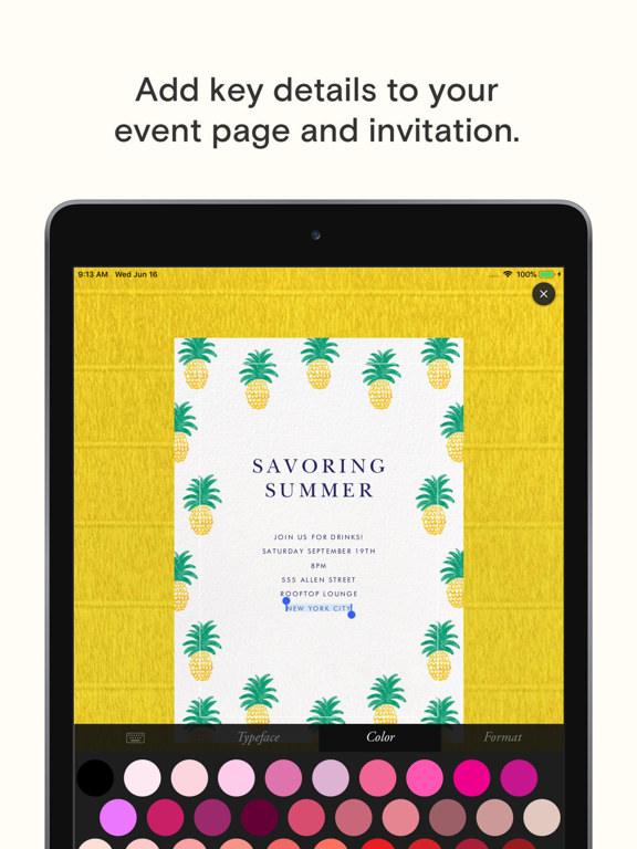 Paperless Post Invitations App voor iPhone, iPad en iPod touch AppWereld