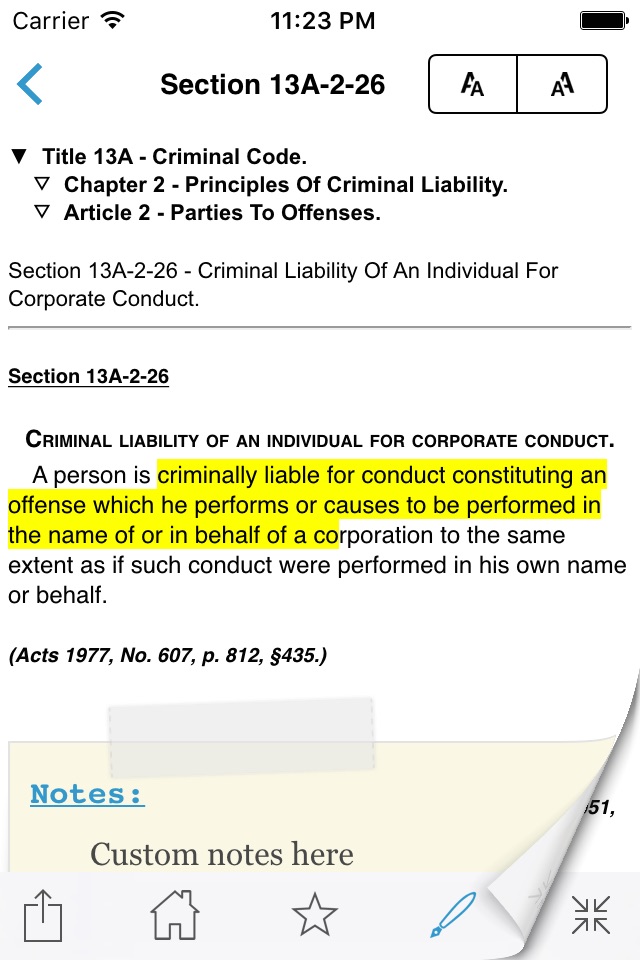 Alabama Code AL Laws & Codes screenshot 2