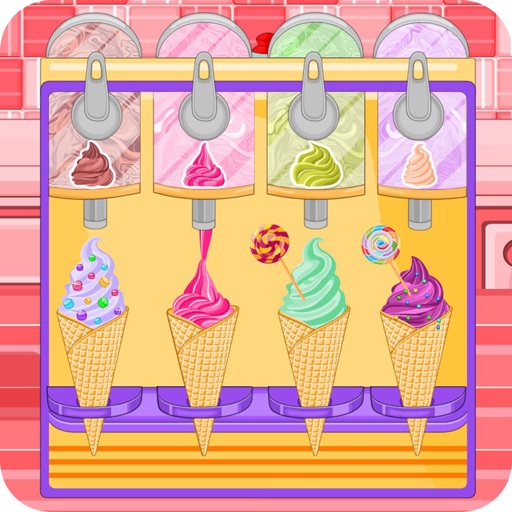 Ice cream cone cupcakes candy Icon