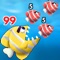 play as a small fish and make your way to the top by eating smaller fish and runaway from larger ones