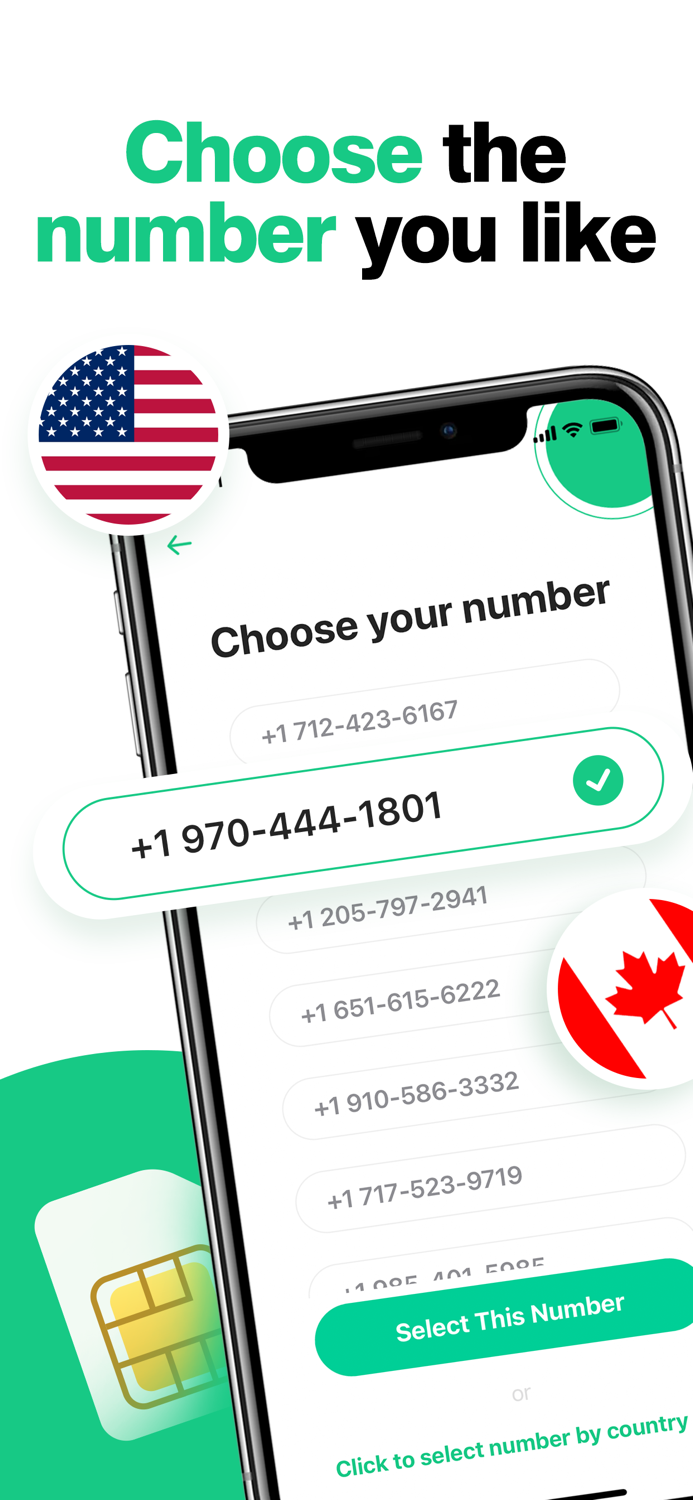 Second Phone Number TextCall