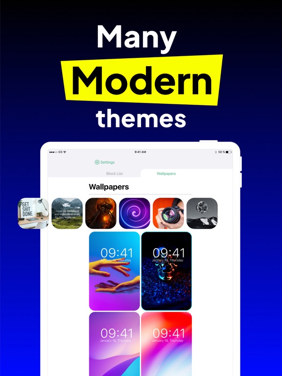 Block and Wallpapers screenshot 2