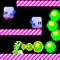 Classic Arcade Game with the main character ‘Bubblun’ to capture enemies with bubble and defeat it