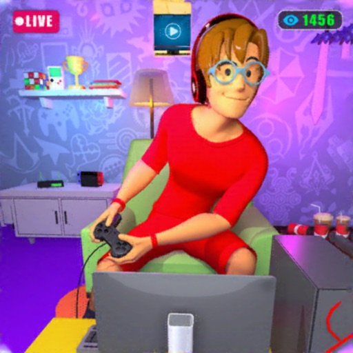 Game League Life Streamer Sim Icon