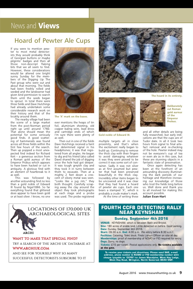 Treasure Hunting magazine screenshot 3