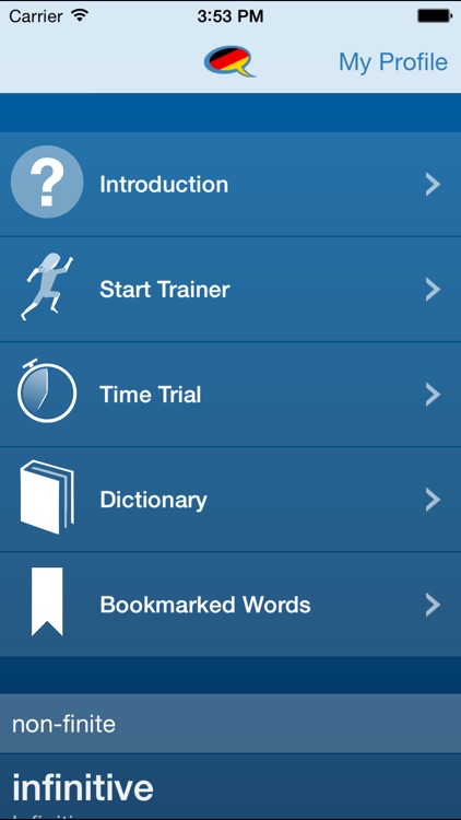 German Verbs Trainer screenshot-4