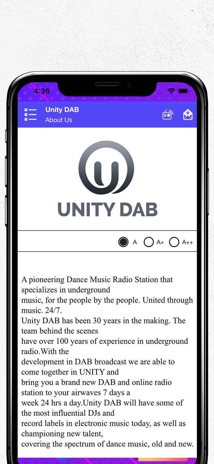 Unity DAB