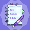 Icon Sticky Notes+Reminders Events