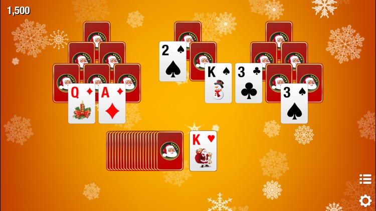 Christmas Tri-Peaks Solitaire