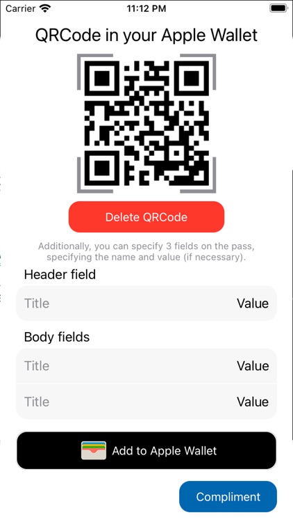 QR to Wallet