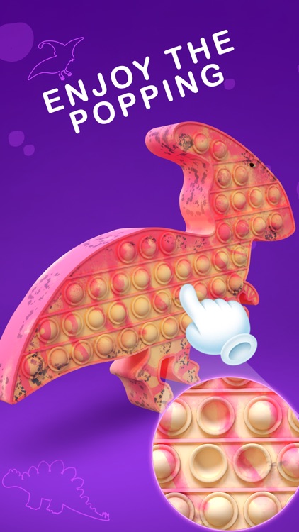 pop it - Fidget Dino 3D popper