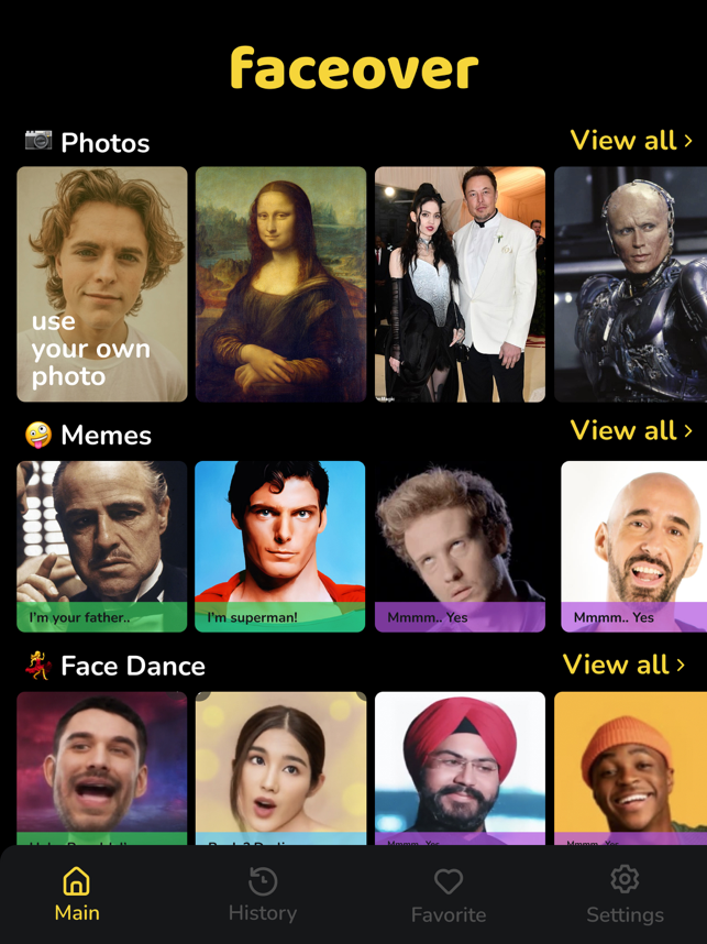 ‎Faceover: Photo Face Swap Screenshot