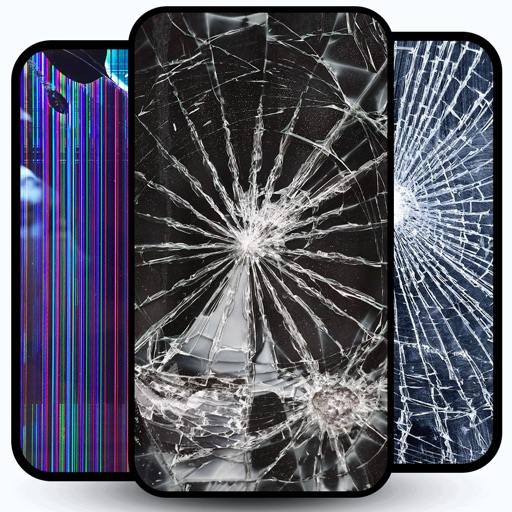 Cracked Screen wallpaper HD ! iOS App