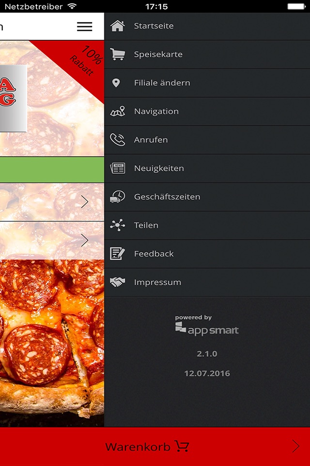 Pizza King Bremen screenshot 2