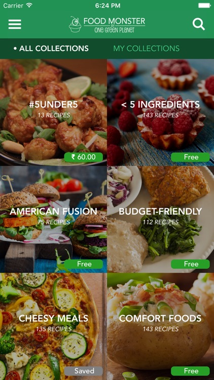 Food Monster - Vegan Recipes screenshot-0