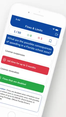 Game screenshot Florida DMV Permit Test apk