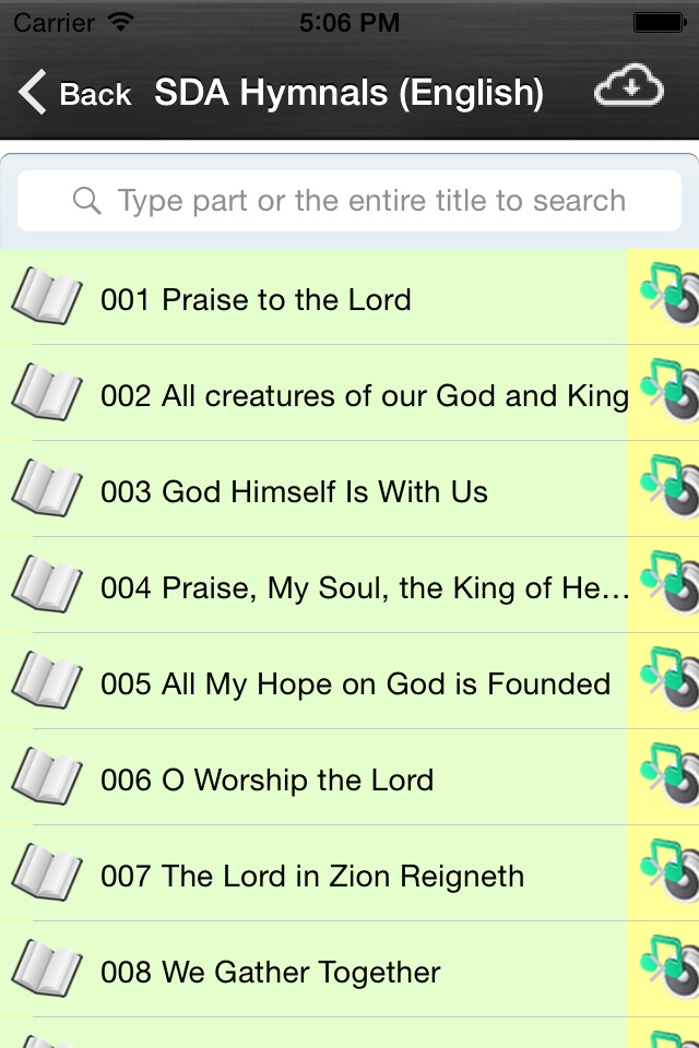 SDA Hymnals With Tunes screenshot 3