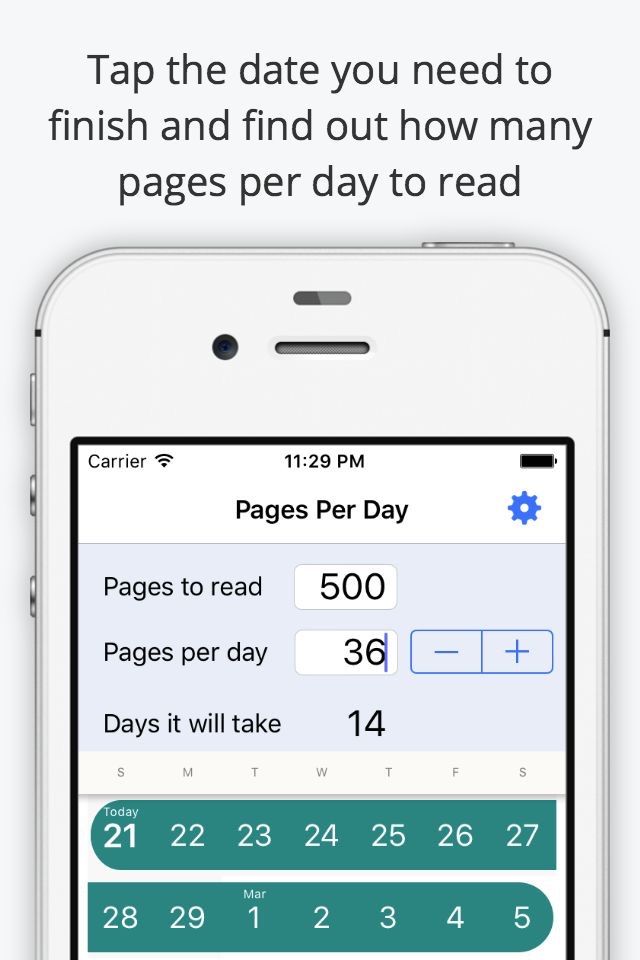 Pages Per Day screenshot 2