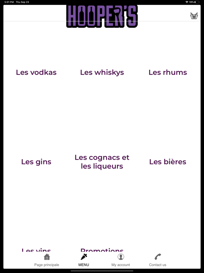 Hoopers - Livraison dalcools