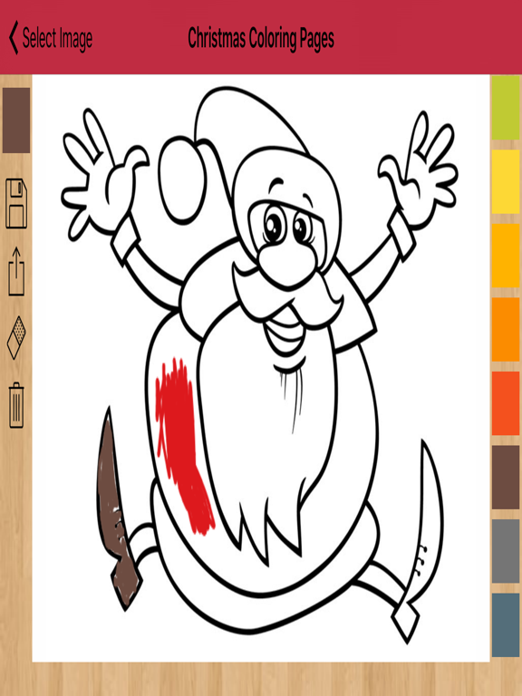 Christmas Coloring Pages Santa screenshot 2