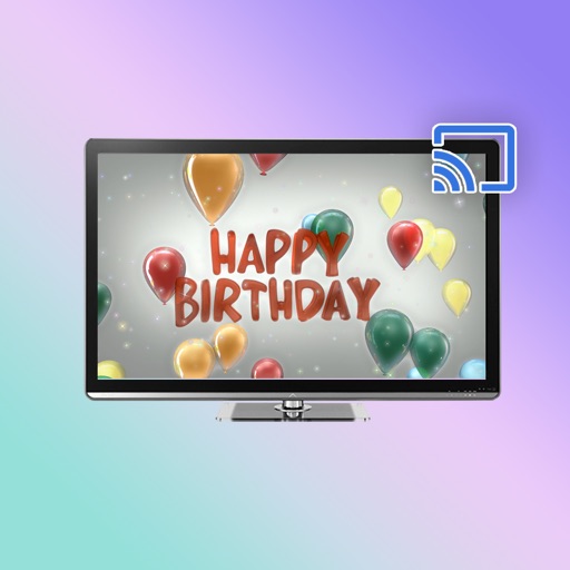 Birthday backgrounds on TV