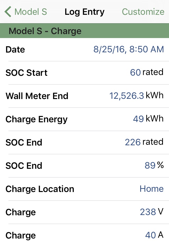 EV Logger screenshot 4