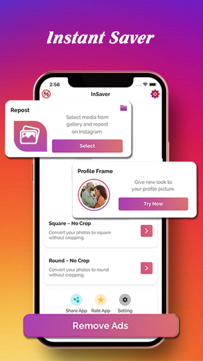 InSaver for iPhone - APP DOWNLOAD