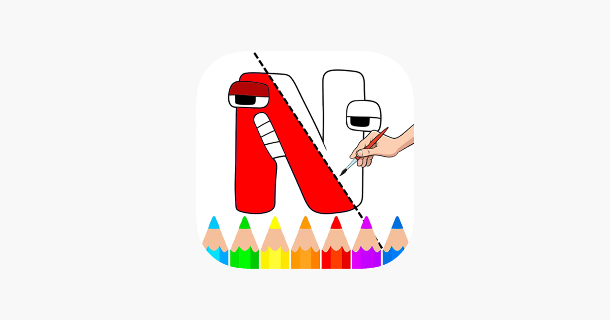 ‎Alphabet Lore Coloring Book 3D on the App Store