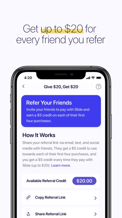 Slide - Pay & Earn Cash Back screenshot-5