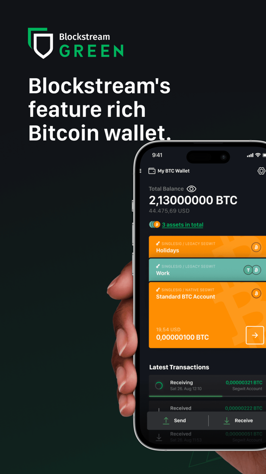 Green: Bitcoin Wallet 게시자 Blockstream - (iOS 앱) — AppAgg