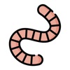 Worm Stickers